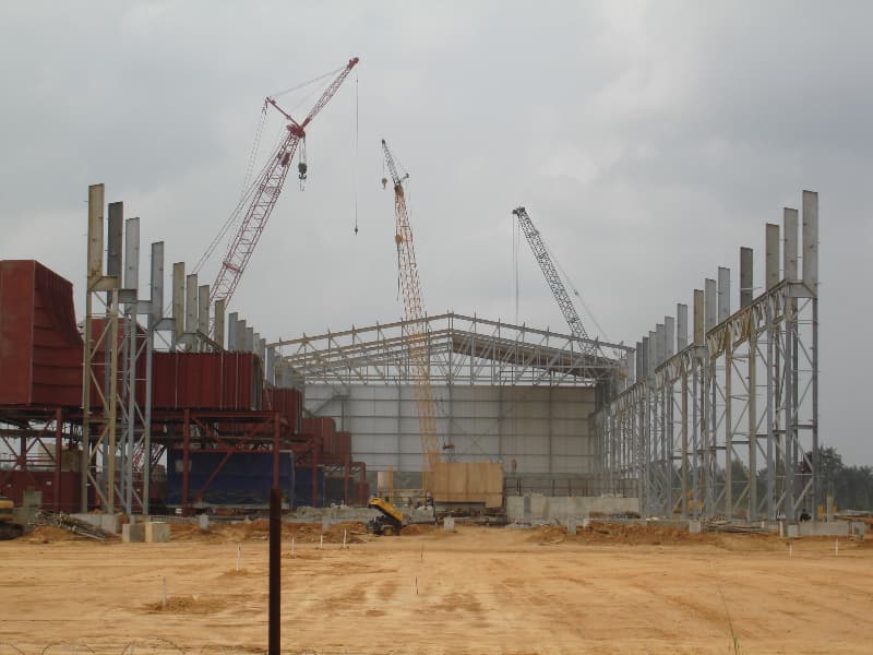Alaoji Power House Shelter steel construction